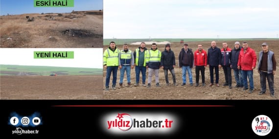 166 Dekarlık Yeni Mera Alanı Hayvancılığa Kazandırılıyor