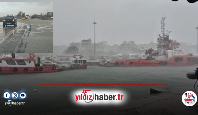 Dedeağaç’ı Fırtına ve Sağanak Vurdu