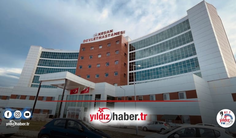 Keşan Devlet Hastanesi’nde Silahla Yakalandı