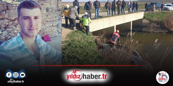 Keşan’da Yeni Yılın İlk Ölümlü Kazası Otomobiliyle Köprüden Uçan Sürücü Hayatını Kaybetti