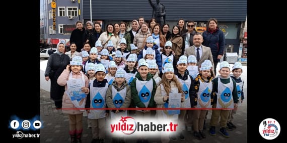 Miniklerden Esnafa “Su Tasarrufu” Mesajı