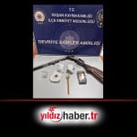Şüpheli Araçtan Uyuşturucu Ve Ruhsatsız Tüfek Çıktı