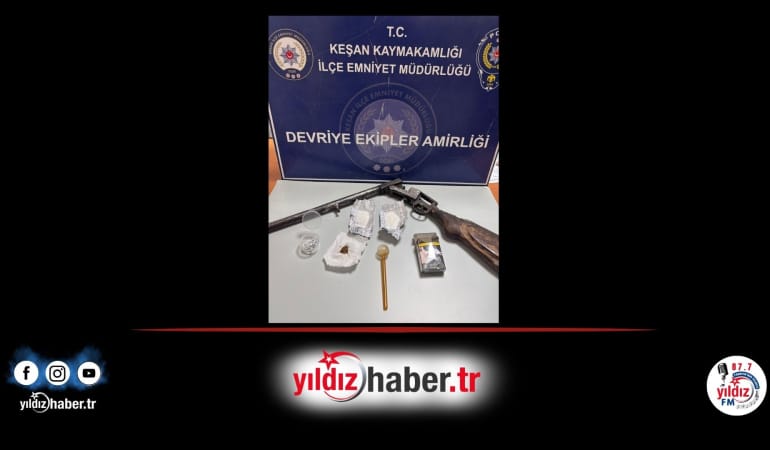 Şüpheli Araçtan Uyuşturucu Ve Ruhsatsız Tüfek Çıktı