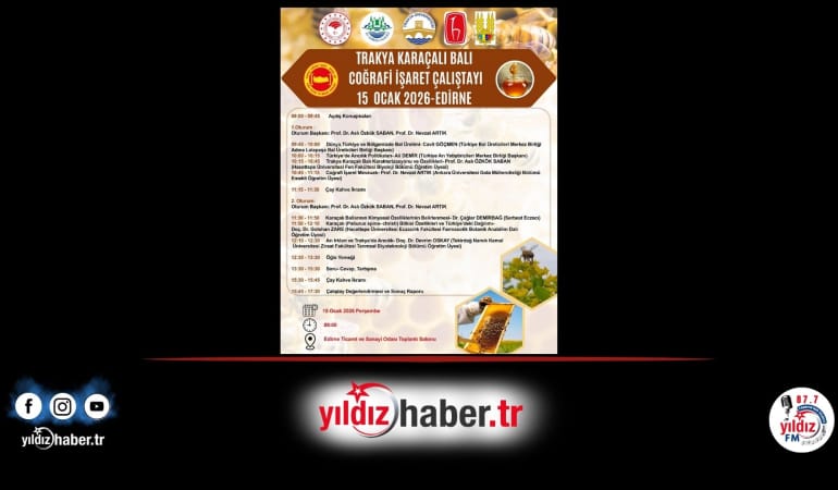 Trakya Karaçalı Balı Coğrafi İşaret Yolculuğunda İlk Adımı Atıyor