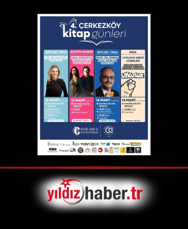 Çerkezköy’de Kitapla Dolu Günler Başlıyor 4. Kitap Günleri İçin Geri Sayım