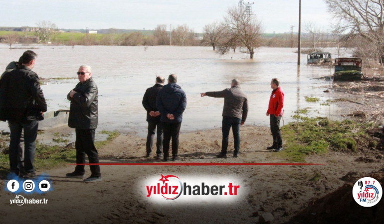 Edirne İl Tarım Müdürlüğü Sahada: Su Altında Kalan Tarım Arazilerinde İnceleme
