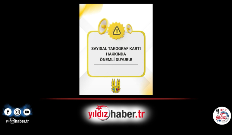Edirne TSO’dan Sürücülere Önemli Duyuru: Başkasının Takograf Kartını Kullananın SRC Belgesi İptal Edilecek