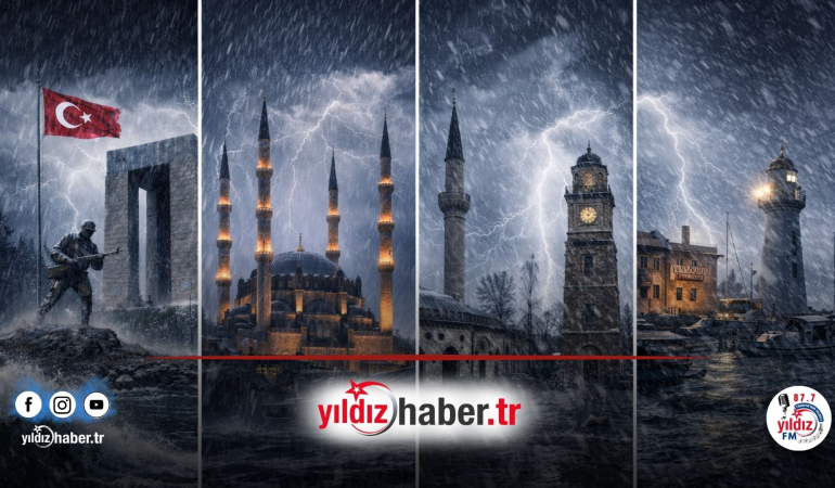 Meteorolojiden Sarı ve Turuncu Alarm: Trakya ve Çanakkale’de Fırtına ve Sağanak Uyarısı!