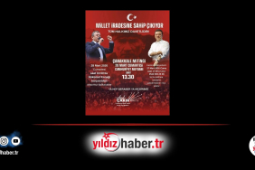 Başkan Anıl Çakır’dan Çanakkale Mitingine Güçlü Çağrı “Millet İradesi İçin Yola Çıkıyoruz”