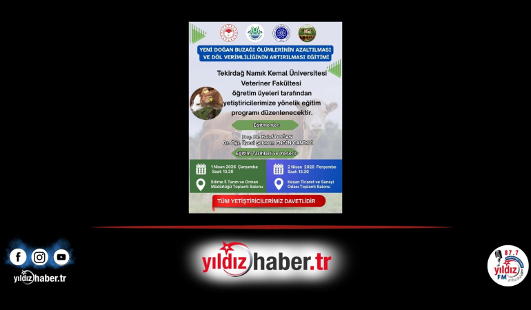 Edirne ve Keşan’da Hayvancılık Seferberliği: Buzağı Ölümlerini Azaltma Eğitimi Başlıyor!