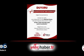 Edirne’de Pazartesi Pazarı, Yarın Kurulacak