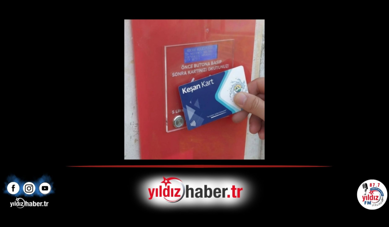 Keşan’da Hayır Çeşmelerinde Kartlı Sistem Tamamlandı