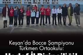 Keşan’da Bocce Şampiyonu Türkmen Ortaokulu Hedef İl Birinciliği! i