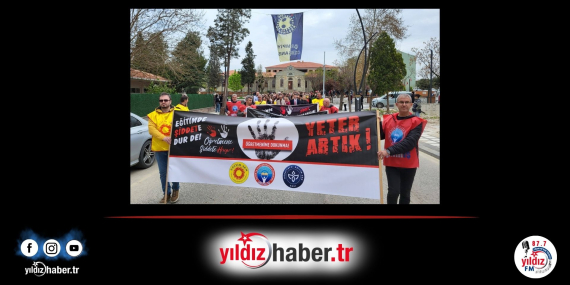 Keşanlı Eğitimcilerden “Şiddete Hayır” Yürüyüşü: “Okullar Güvenli Alan Olmaktan Çıktı!”