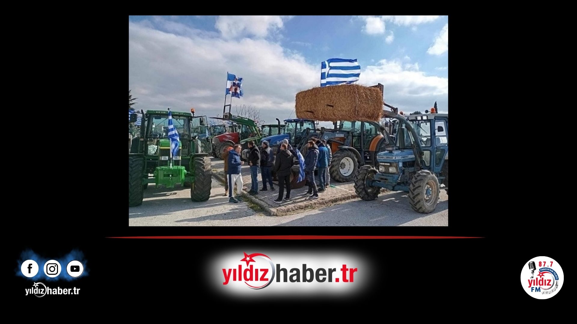 Yunanistan'da Çiftçiden Hükümete Son Uyarı Traktörler Yola Çıkmaya Hazır
