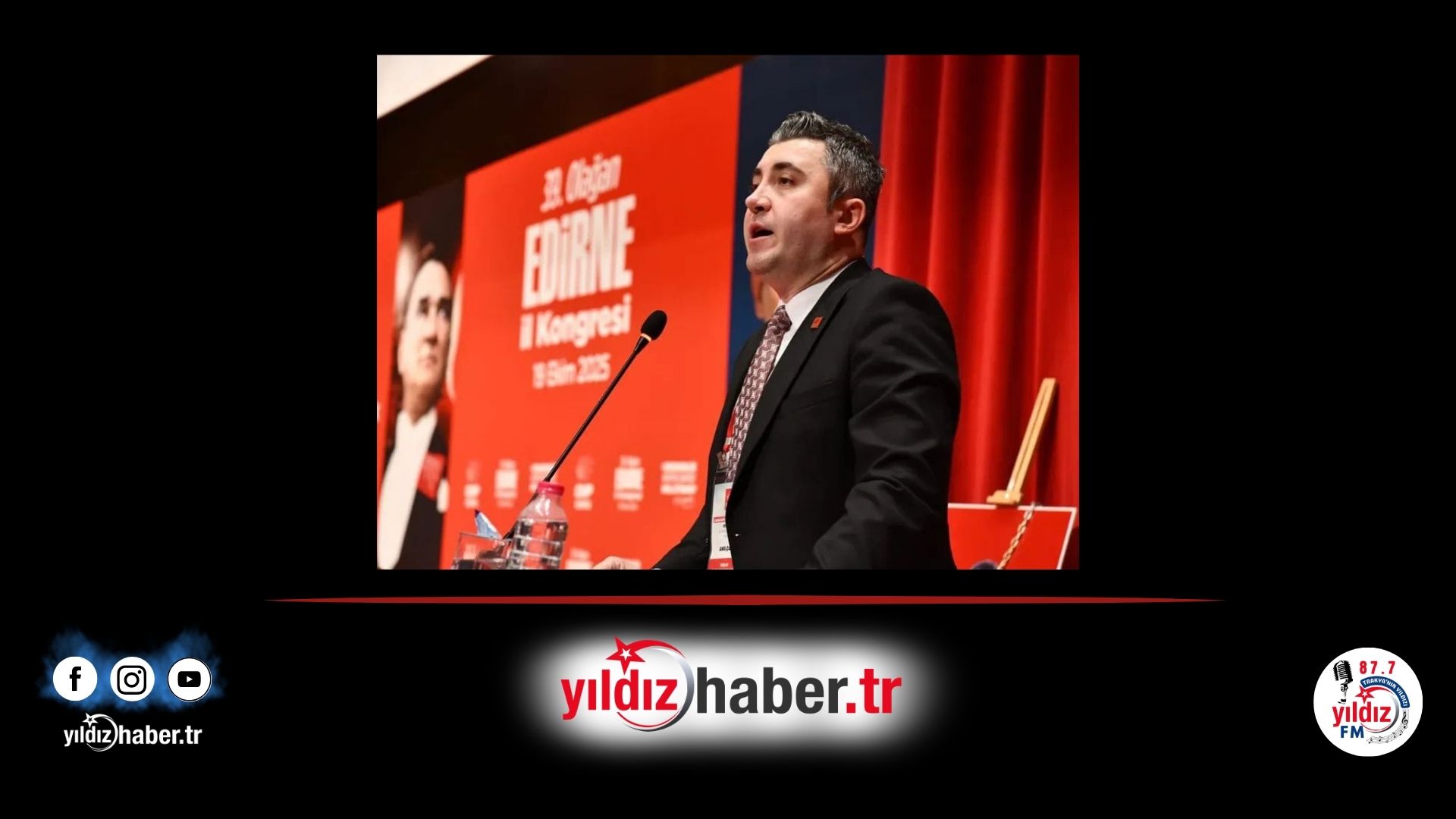 CHP Keşan İlçe Başkanı Anıl Çakır'dan Mutlak Butlan Kararına Karşı Demokrasi Yürüyüşü Çağrısı
