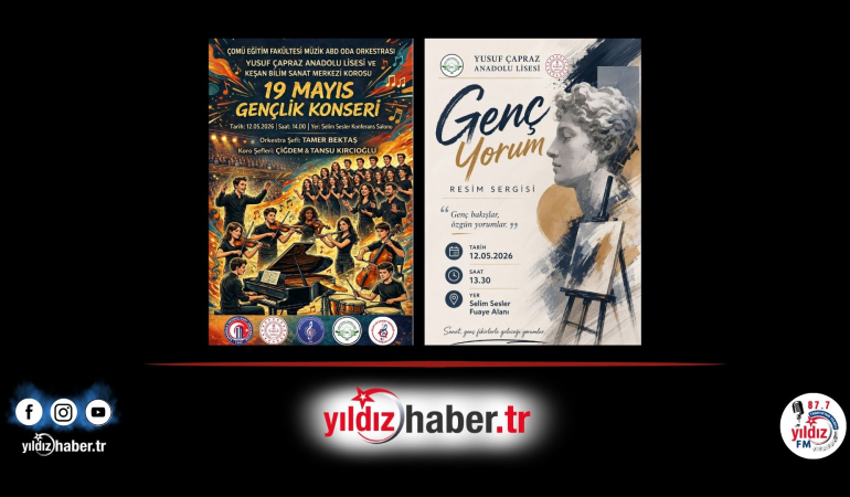 Keşan’da Sanat Dolu Bir Gün: Önce Resim Sergisi, Sonra Çanakkale Onsekiz Mart Üniversitesi Ve Yusuf Çapraz Anadolu Lisesi’nden Konseri