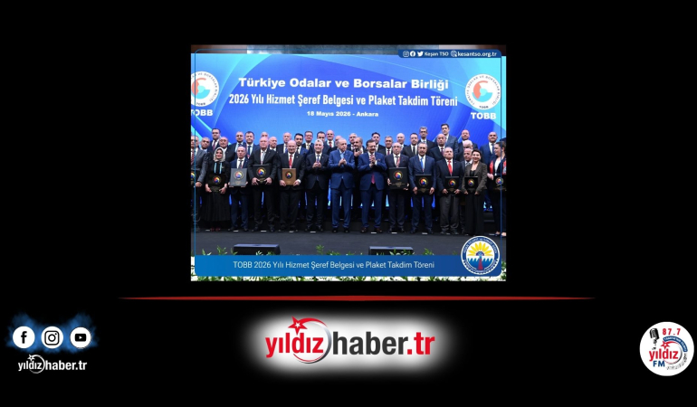 TOBB 2026 Yılı Hizmet Şeref Belgesi ve Plaket Takdim Töreni Gerçekleştirildi