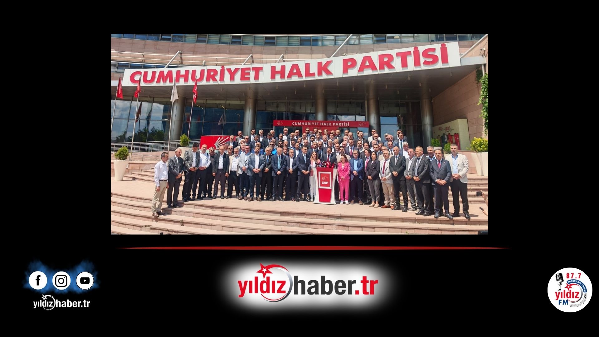 CHP İl Başkanlarından Genel Merkez Önünde Açıklama Önce Kurultay, Sonra İktidar!