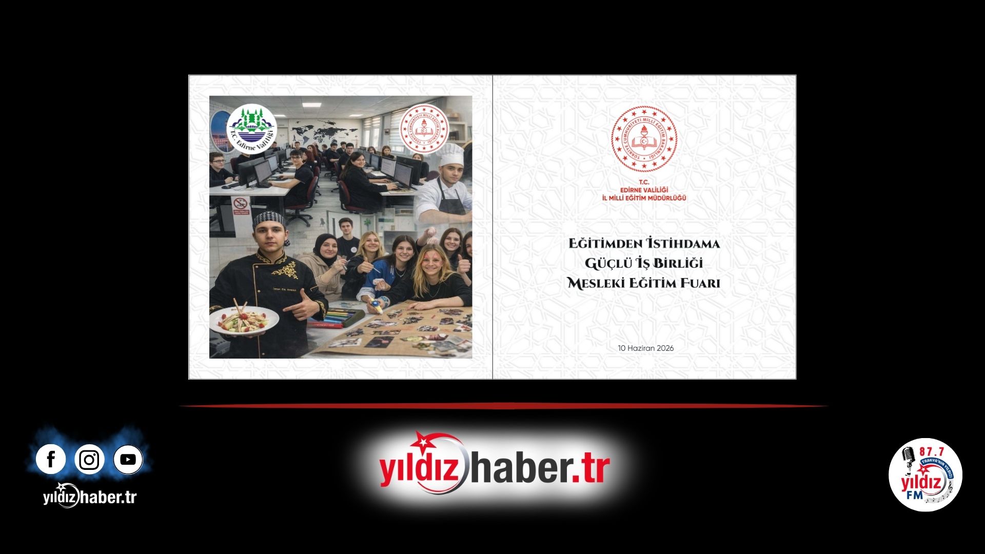 Edirne’de Mesleki Eğitim Fuarı Düzenlenecek