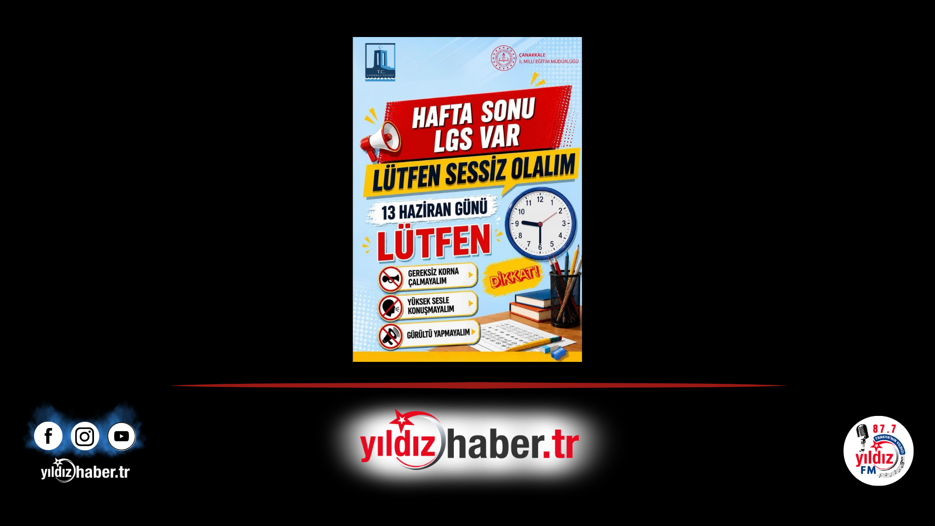 LGS Öncesi Kritik Uyarı Sınav Günü ve Gecesi Sessizlik Çağrısı
