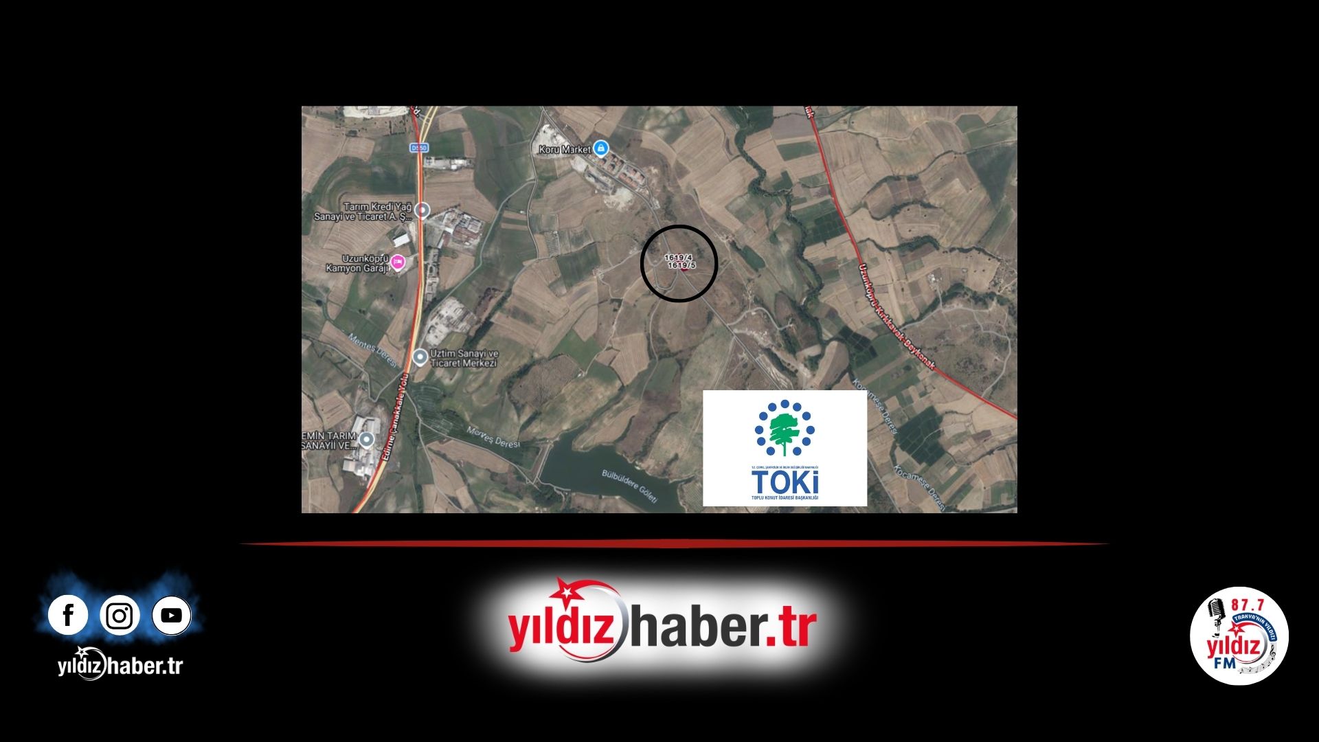 TOKİ Uzunköprü'de Ticaret İmarlı İki Arsayı Satışa Çıkardı