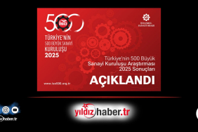 Türkiye’nin 500 Büyük Sanayi Kuruluşu 2025 Araştırması Sonuçları Açıklandı Çorlu ve Çerkezköy’ün 57 Firması İSO İlk 500’de!