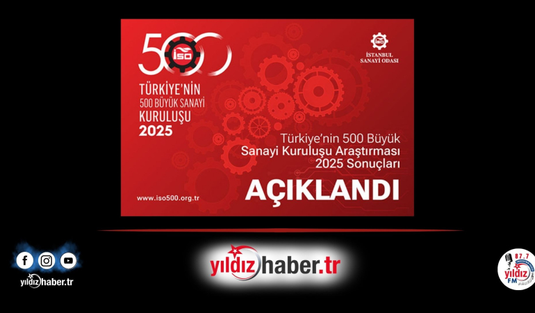 Türkiye’nin 500 Büyük Sanayi Kuruluşu 2025 Araştırması Sonuçları Açıklandı: Çorlu ve Çerkezköy’ün 57 Firması İSO İlk 500’de!
