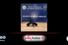 Gece Denetiminde Yakalandı Üzerinden Ruhsatsız Tabanca Çıktı!