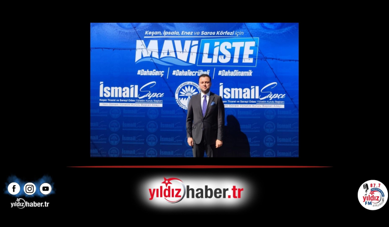 İsmail Şapçı ‘Mavi Liste’ ile Yeniden Adaylığını Açıkladı! Yalnızca Vaat Değil, Yapılmış İşlerle Geliyoruz
