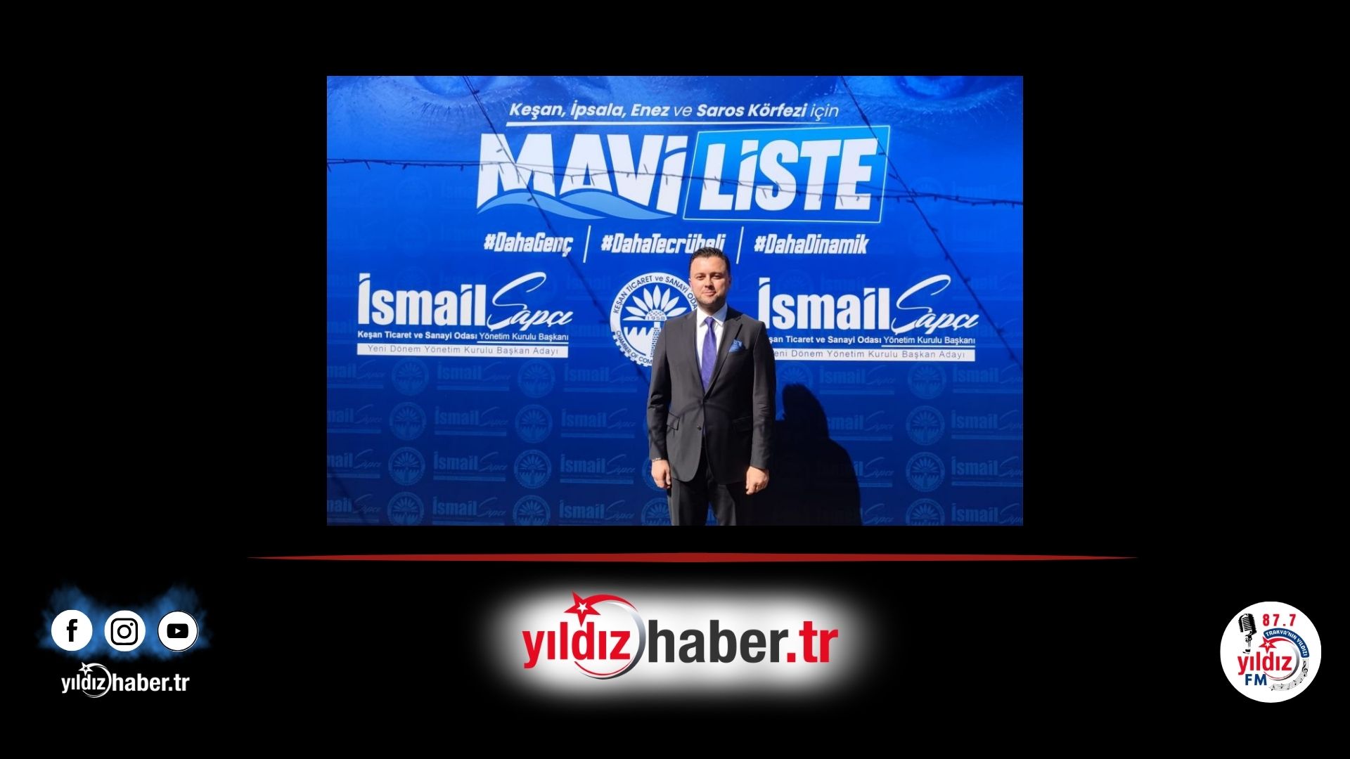 İsmail Şapçı ‘Mavi Liste’ ile Yeniden Adaylığını Açıkladı! Yalnızca Vaat Değil, Yapılmış İşlerle Geliyoruz