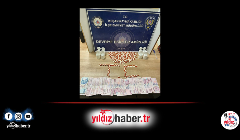 Şüpheli Araçtan Yüzlerce Uyuşturucu Hap Çıktı: 4 Kişi Yakalandı!